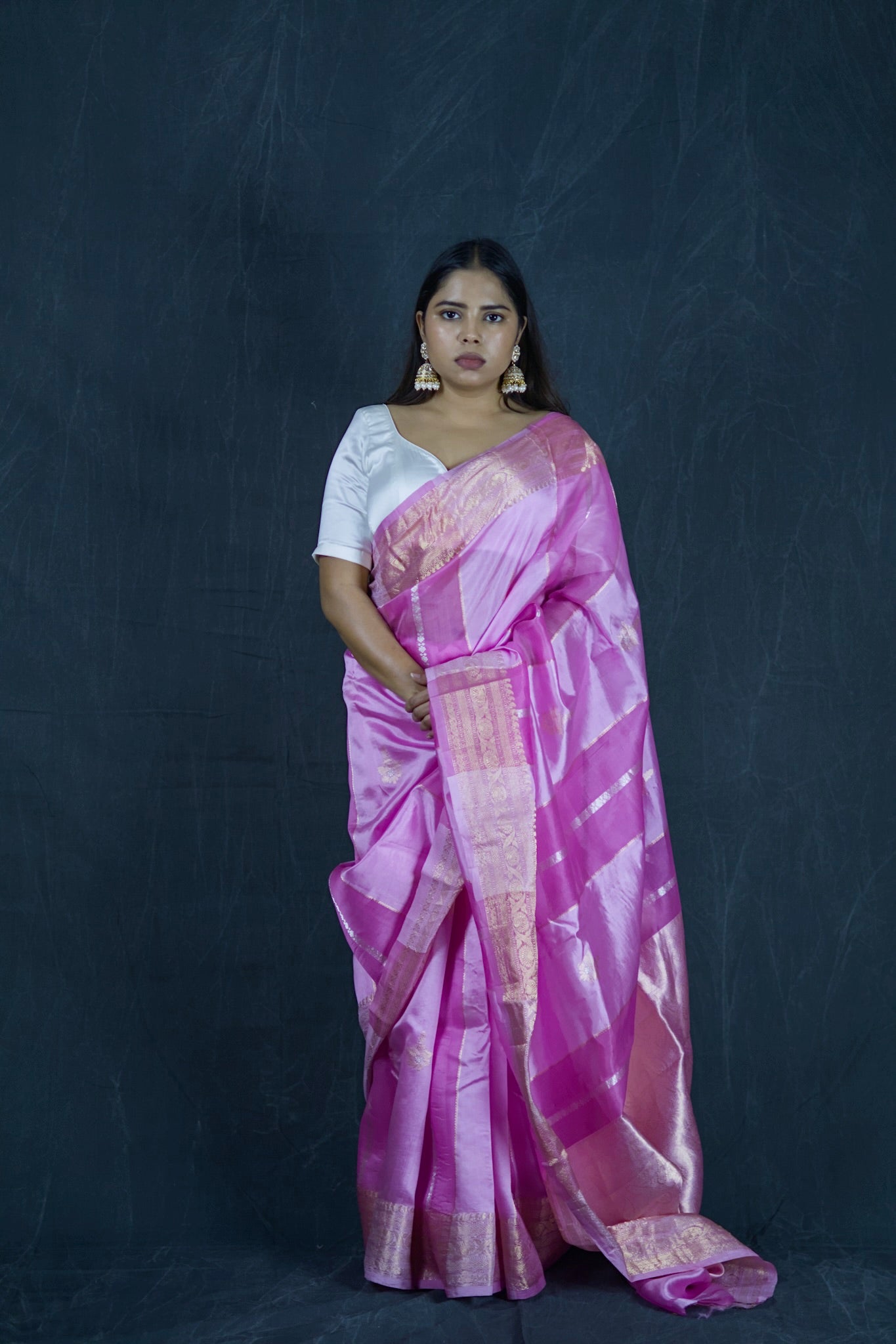 Gulaab | Pure Raw Mango & Kora Silk Saree