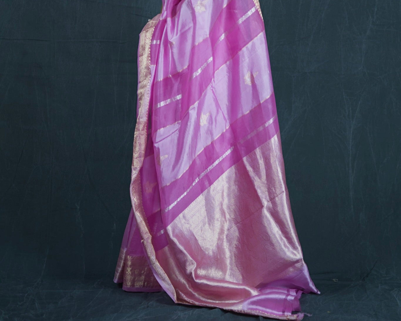 Gulaab | Pure Raw Mango & Kora Silk Saree