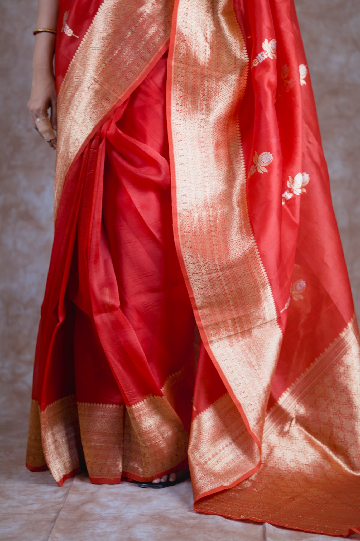 Kumudra | Pure Kora Silk Saree