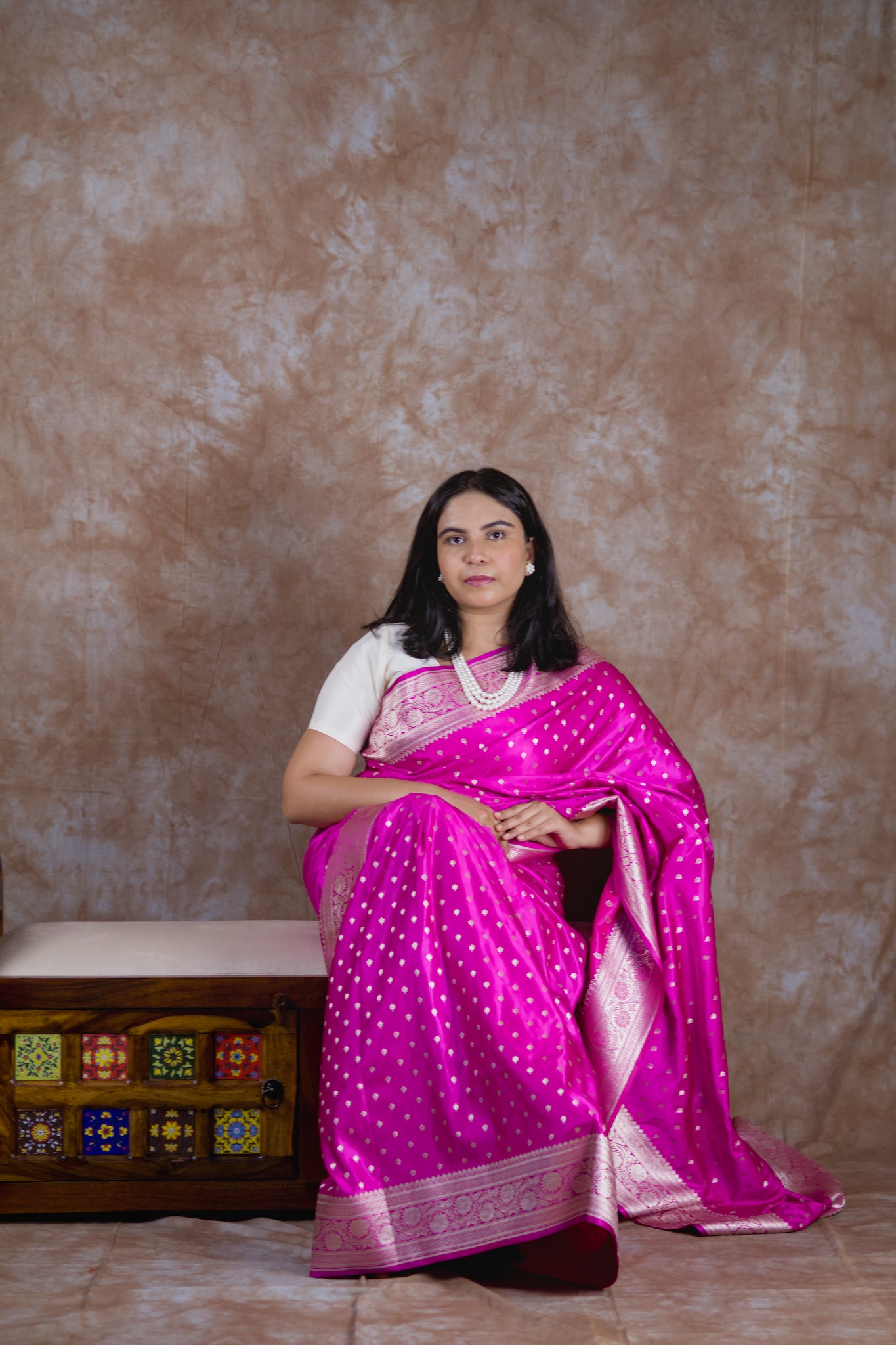 Kashni | Mashru Silk Saree