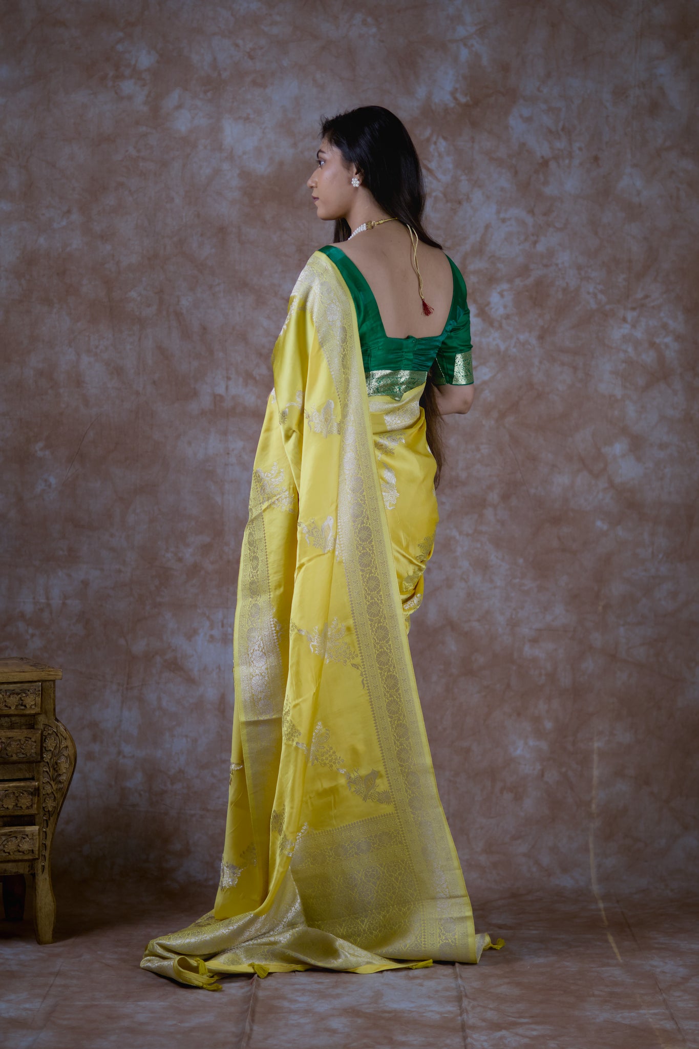 Glow in Motion | Satin Silk Saree