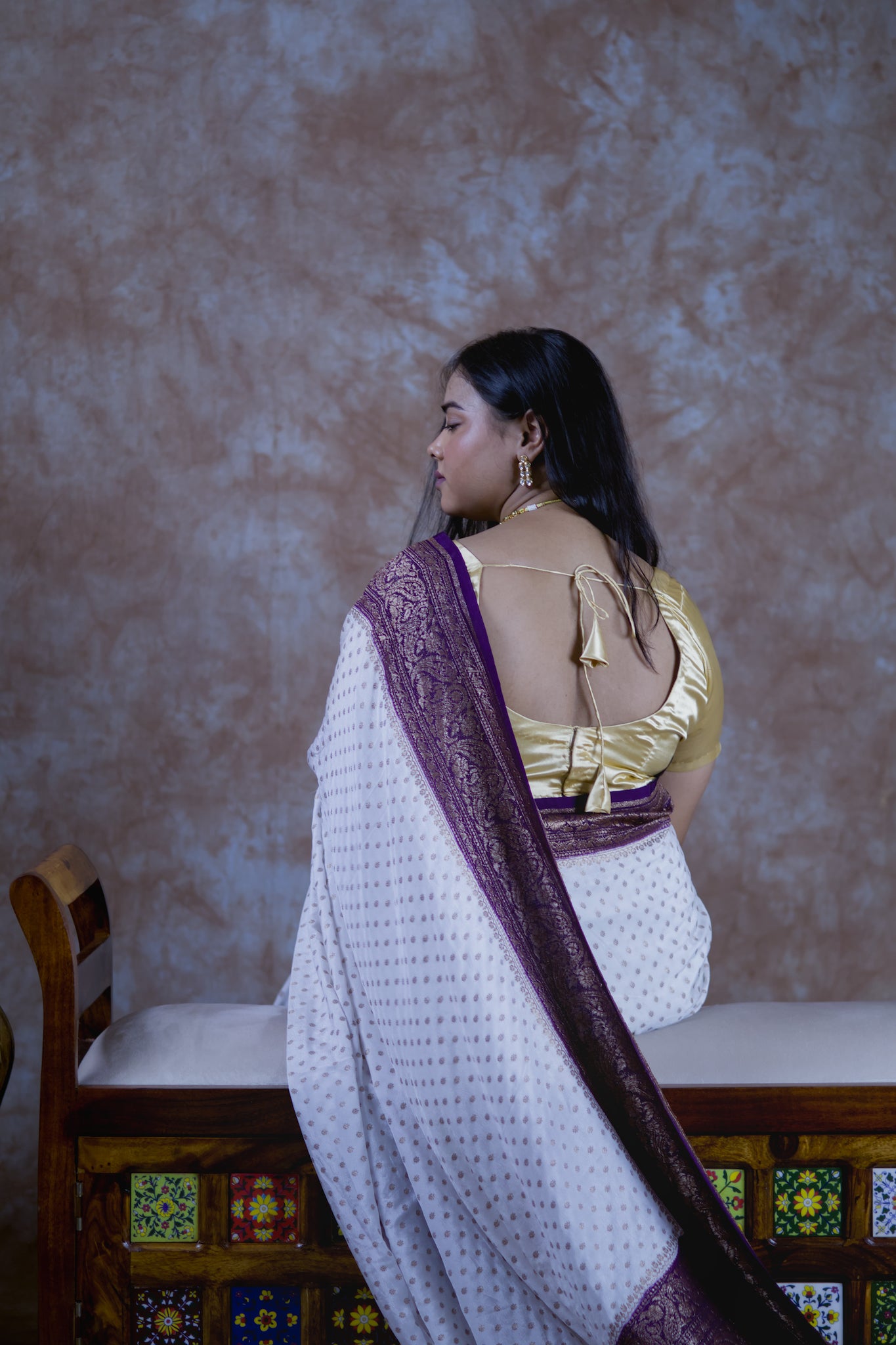 Chanda Pure Crepe Silk Saree