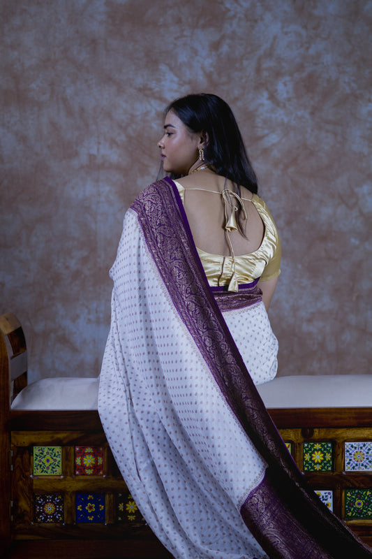 Chanda Pure Crepe Silk Saree