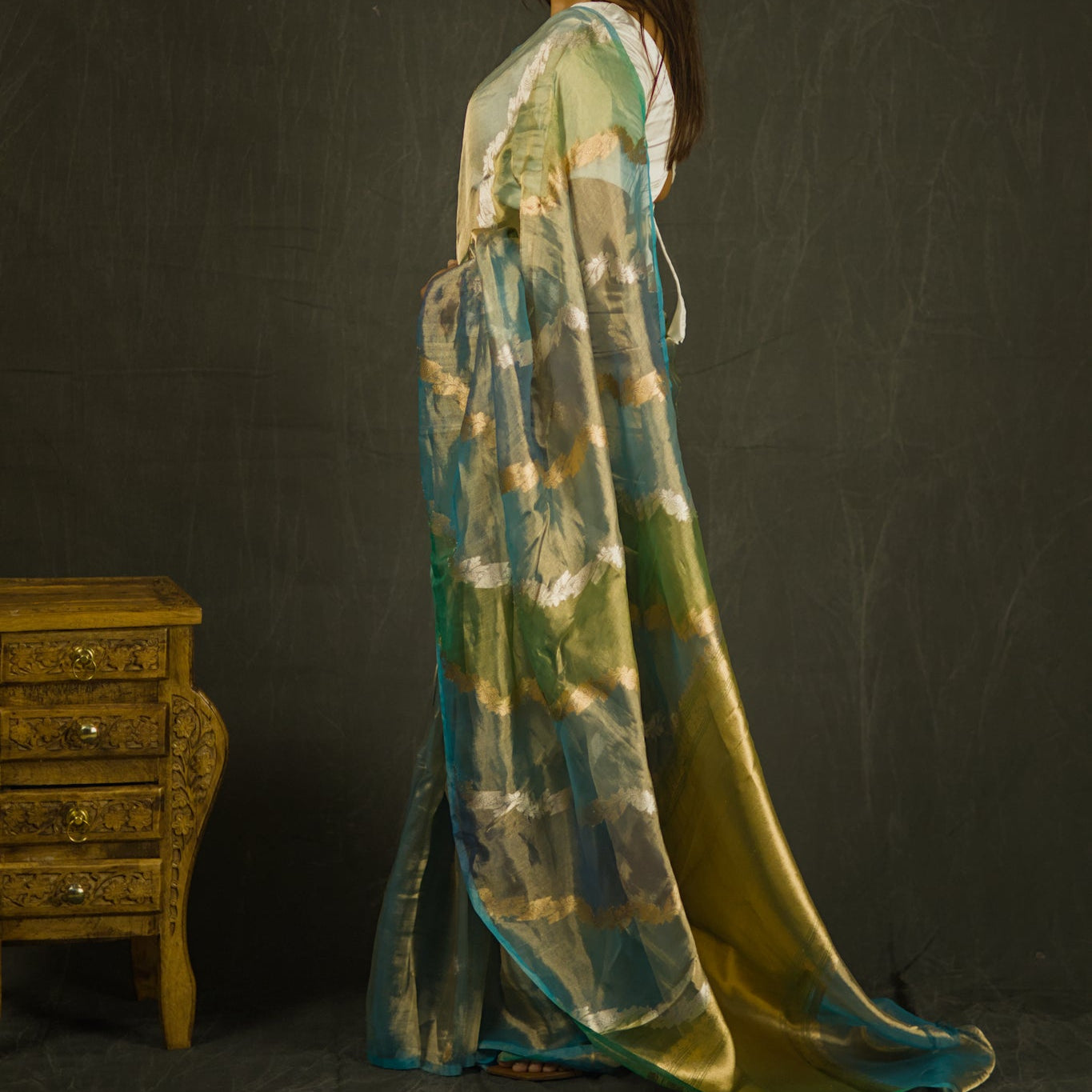 Jade Sunlight | Pure Tissue Silk