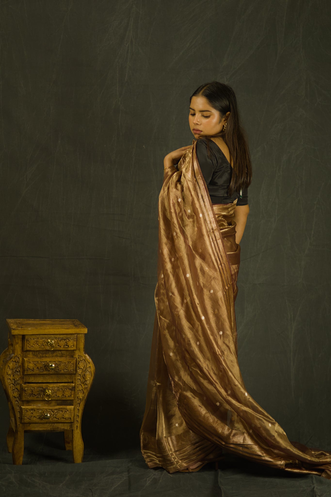 Kaapi | Pure Tissue Silk Saree