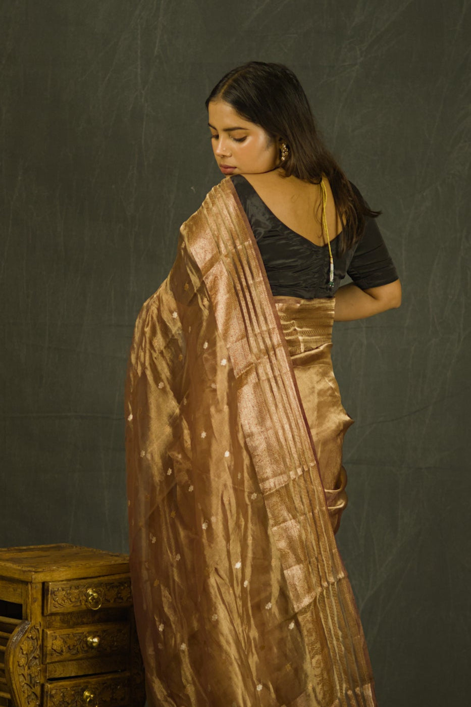Kaapi | Pure Tissue Silk Saree