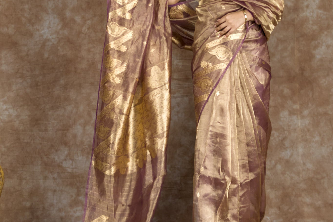 Plum Eclipse | Pure Tissue Silk