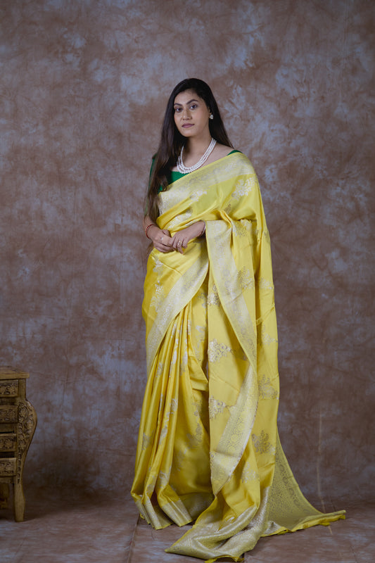 Glow in Motion | Satin Silk Saree