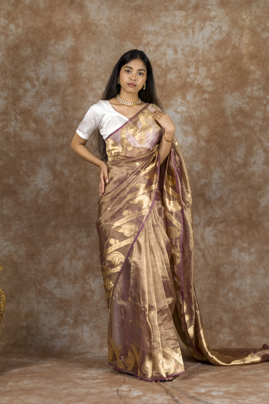 Plum Eclipse | Pure Tissue Silk